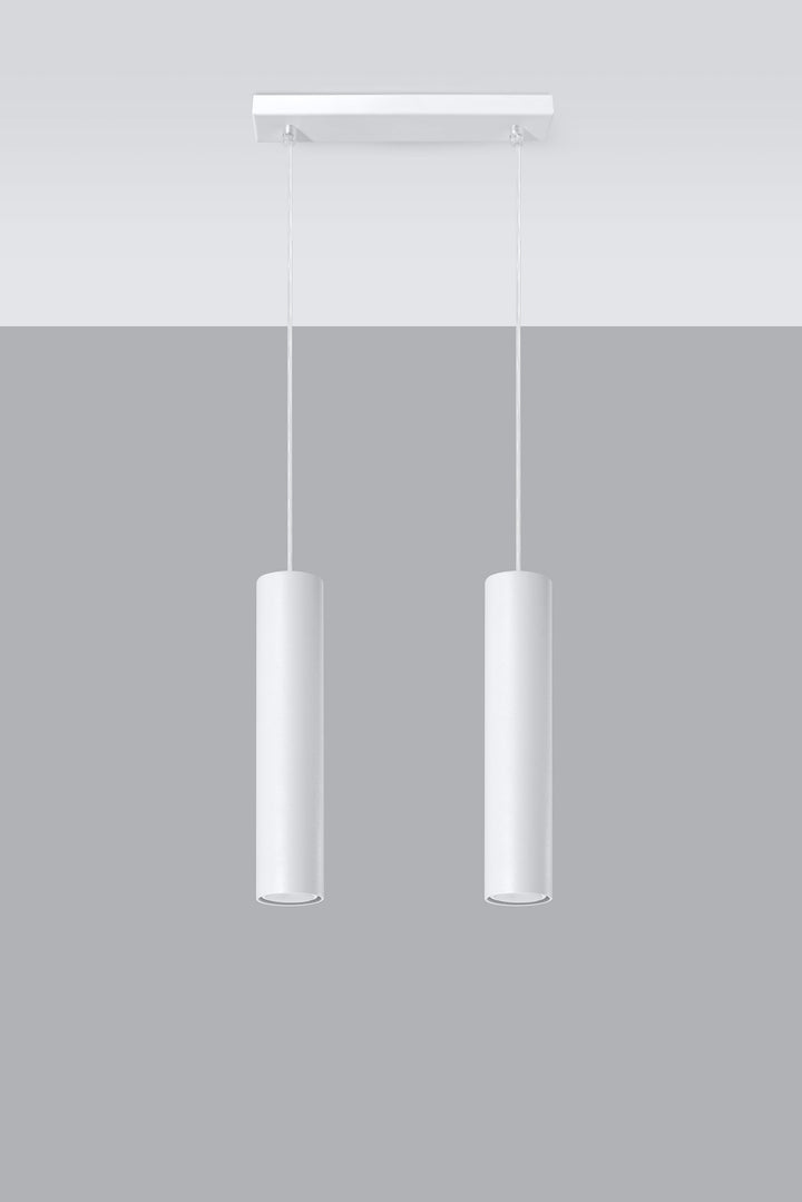 Pendant lamp LAGOS 2 white