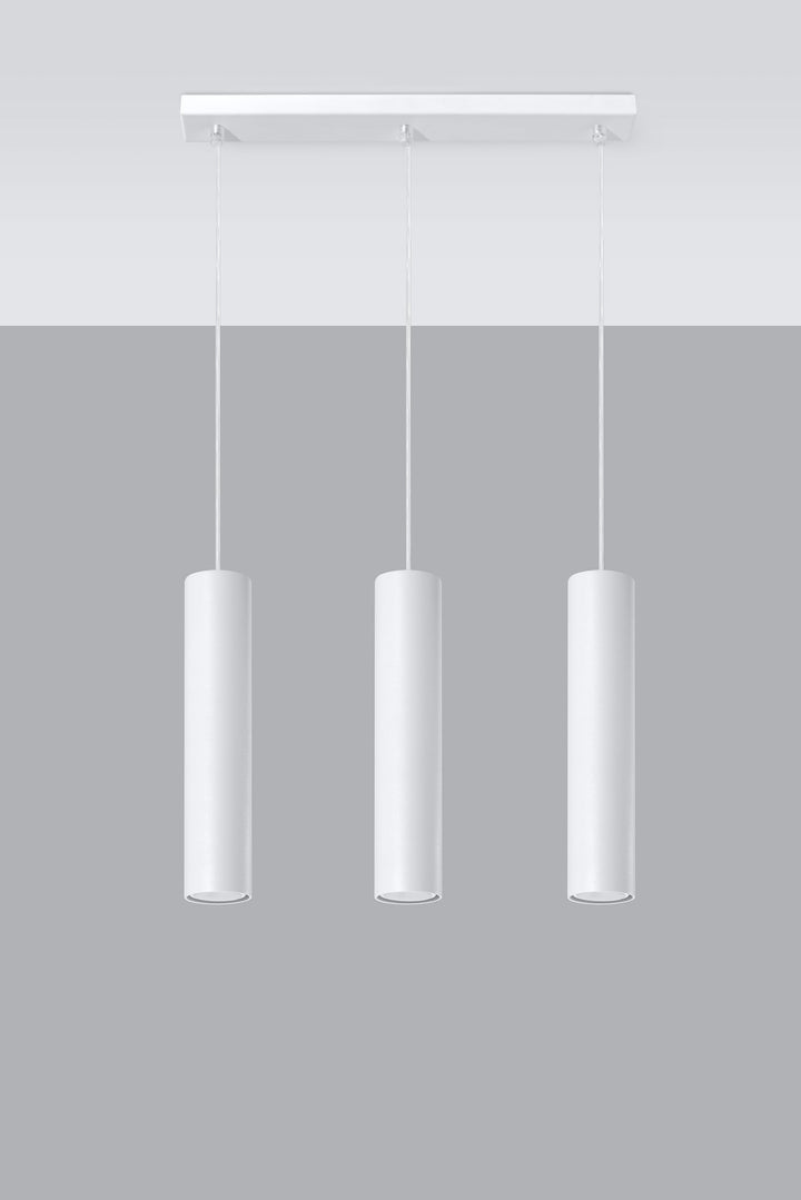 Pendant lamp LAGOS 3L white