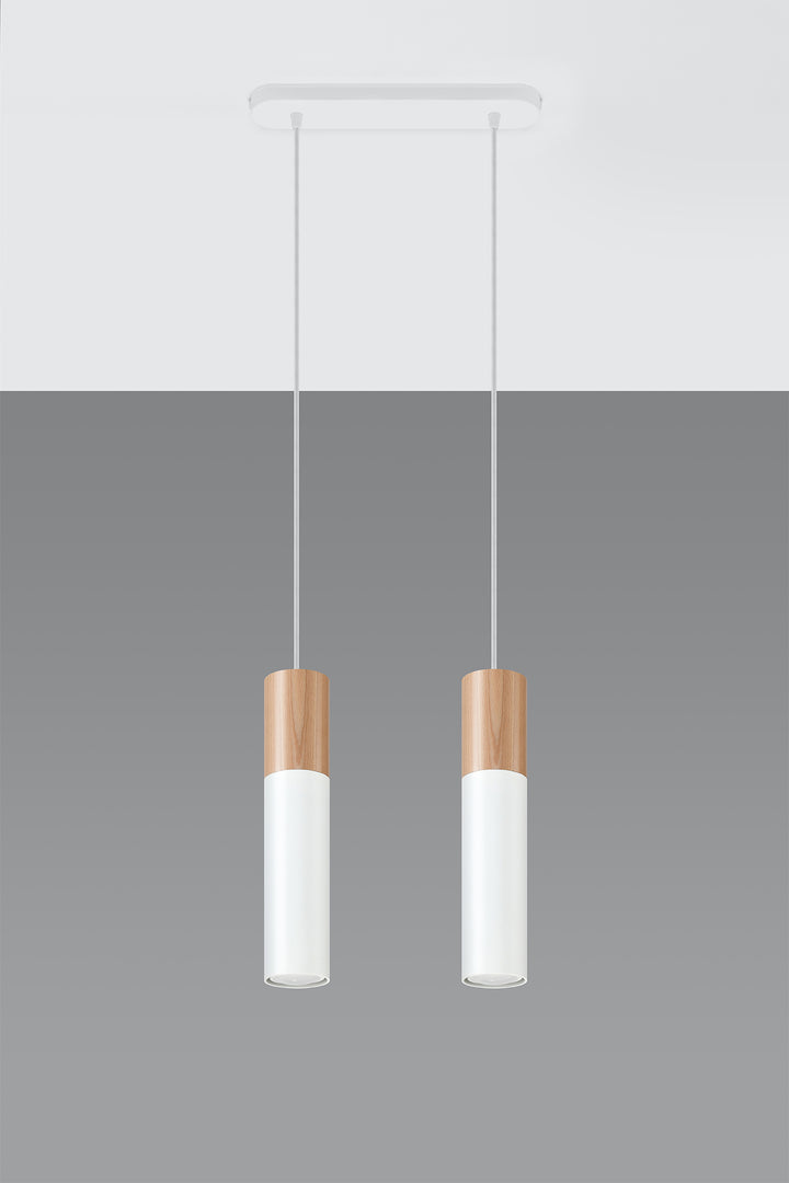 Pendant lamp PABLO 2 white