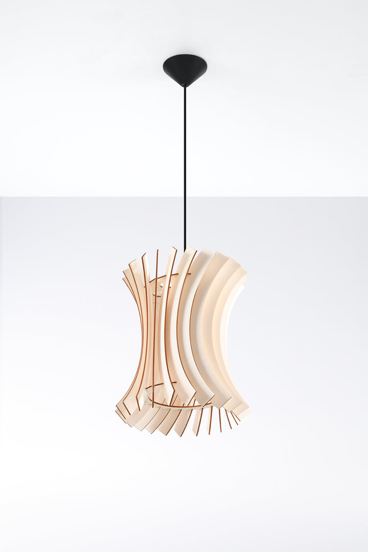 Pendant lamp ORIANA wood