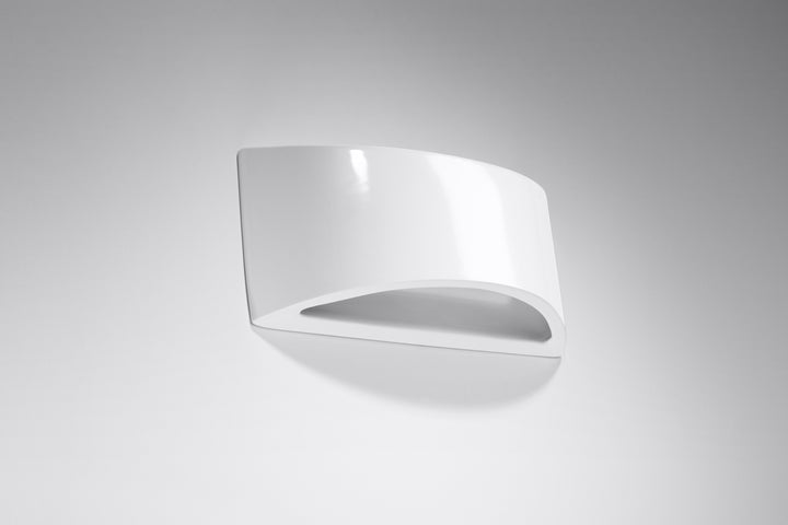 Varnished wall lamp VIXEN white gloss