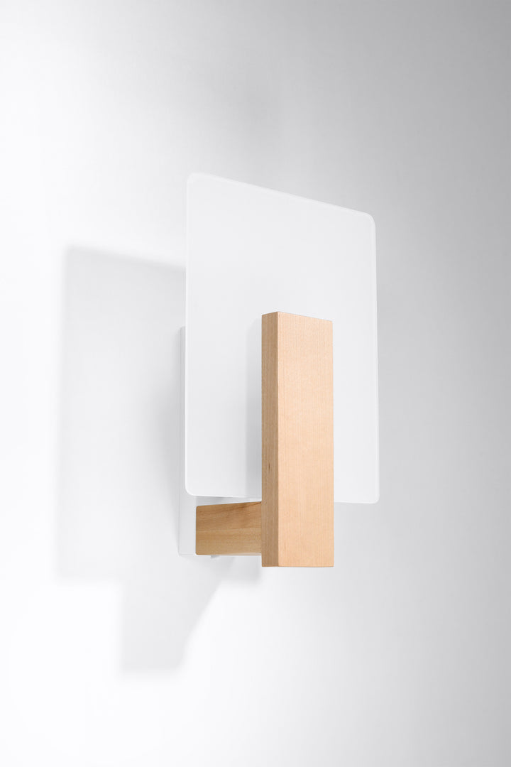 Wall lamp LAPPO natural wood