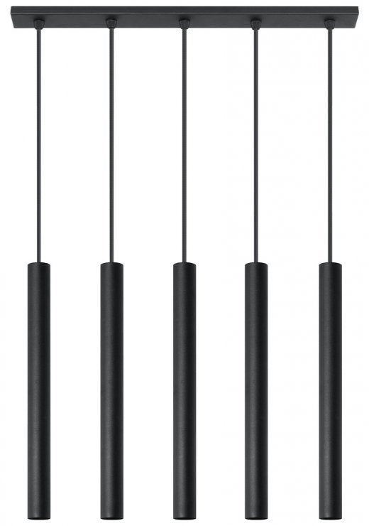 Pendant lamp PASTELO 5 black